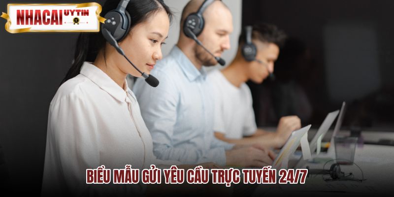Tiện ích liên hệ trực tuyến với hệ thống phân luồng