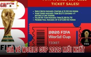 Giá Vé World Cup 2026 Mới Nhất