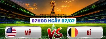 Soi Kèo Mỹ Vs Bỉ 07h00 Ngày 07/07