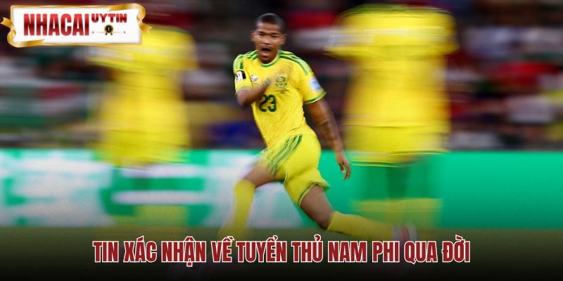 Tuyển thủ Nam Phi qua đời và giới hạn nguồn xác nhận
