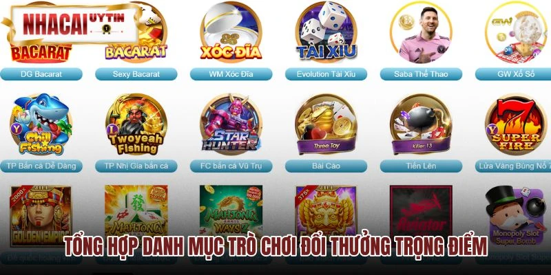 Tựa trò chơi nổi bật Tựa trò chơi nổi bật